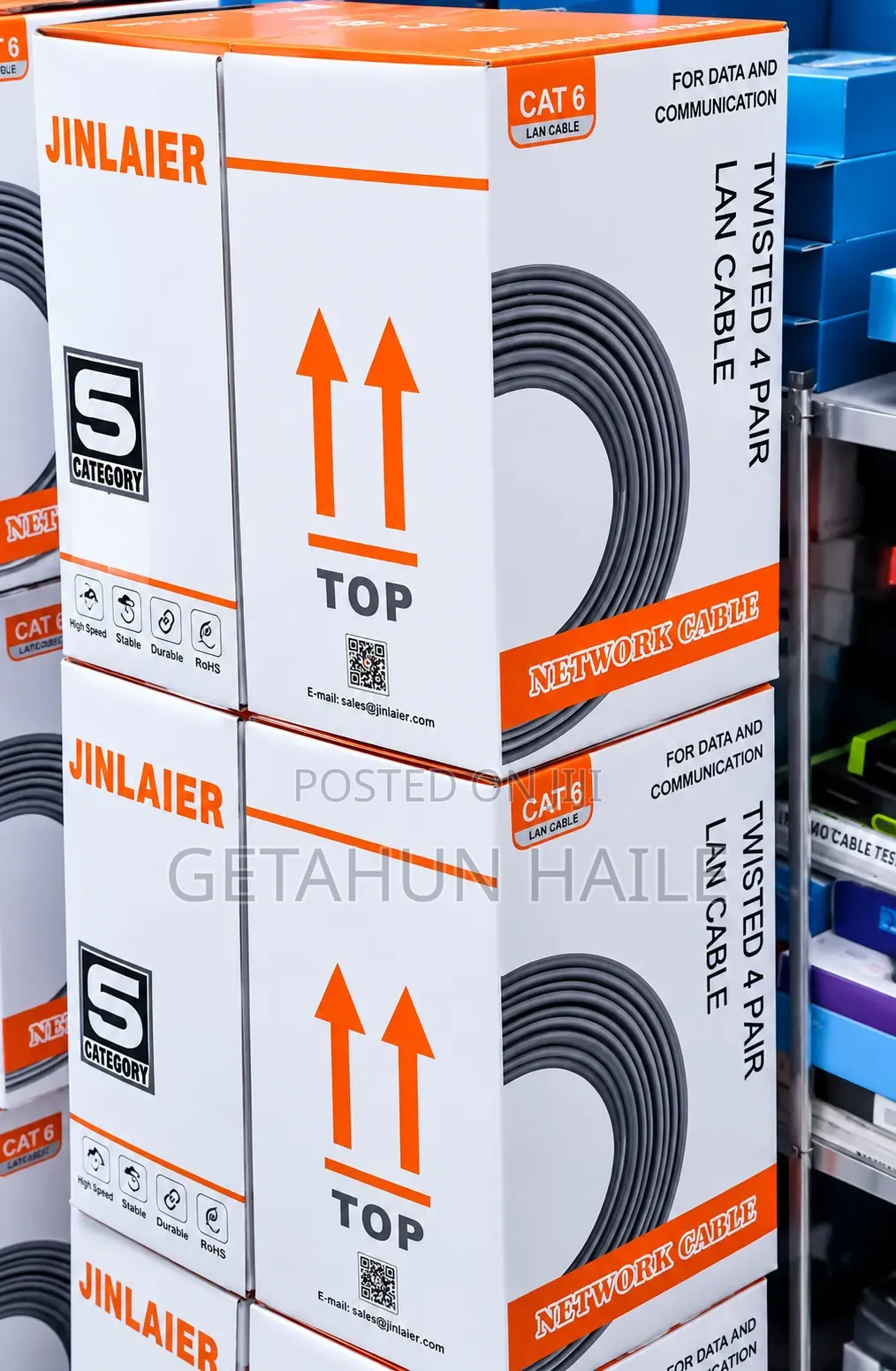 JINLAIER CAT 6 Network Cable ( LAN Cable )