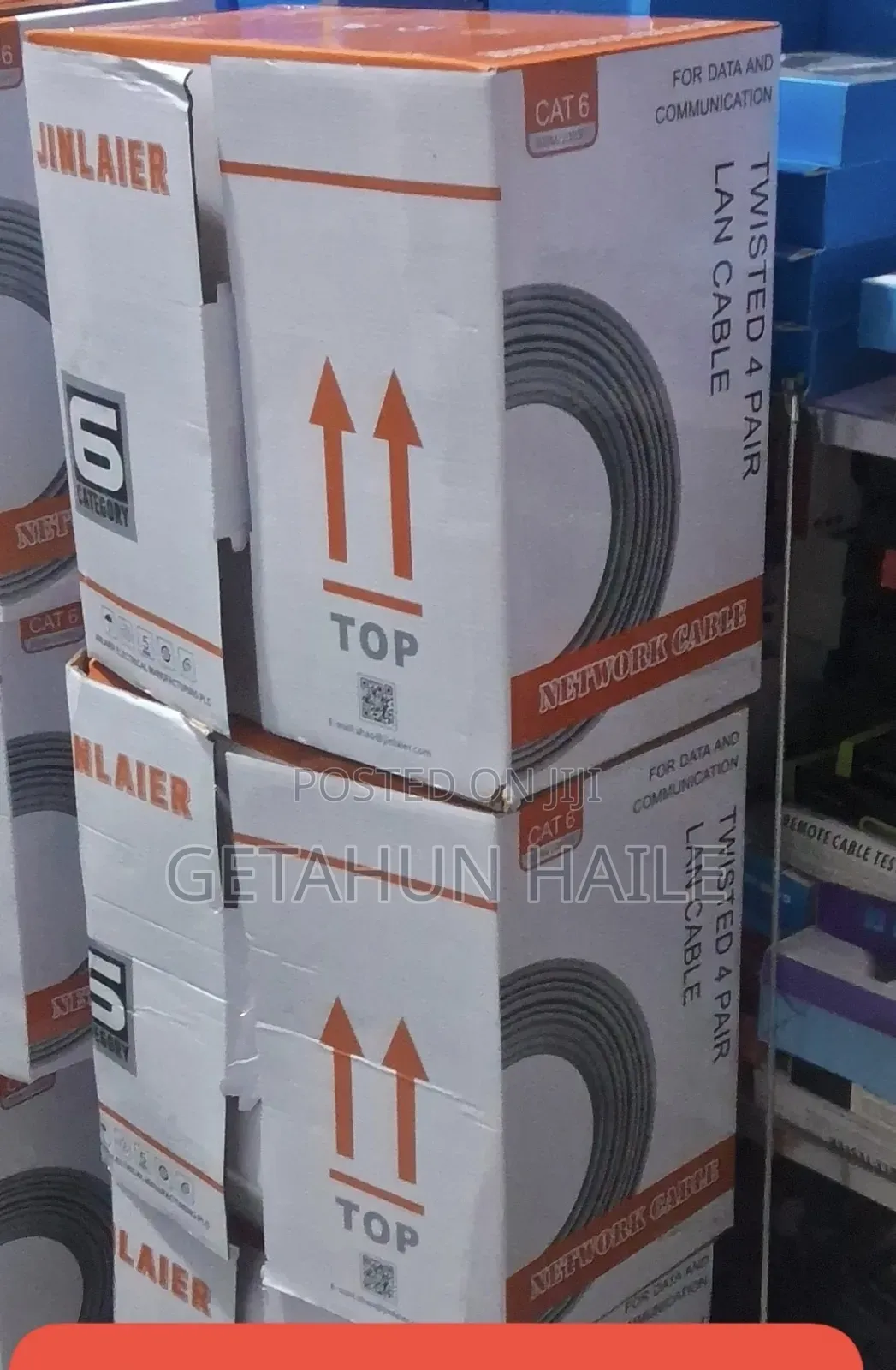 JINLAIER CAT 6 Network Cable ( LAN Cable )