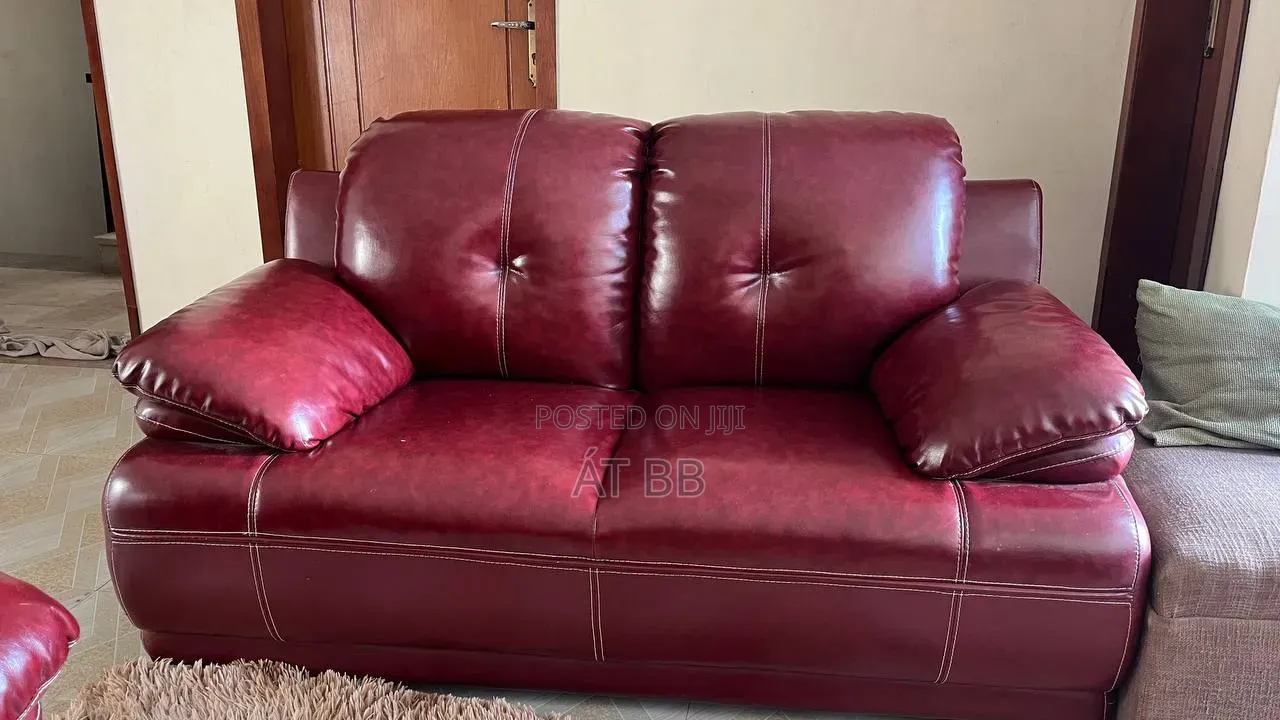 Sofa Brown Leather 3,2,1,2
