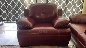 Sofa Brown Leather 3,2,1,2