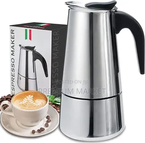 Coffee Makers Italian Pot Stainless Steel Espresso የጣሊያን የሚጣድ ቡና ማፍያ