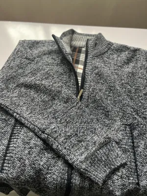 Mens Tich Fabric Sweater Jacket Comfortable Wear