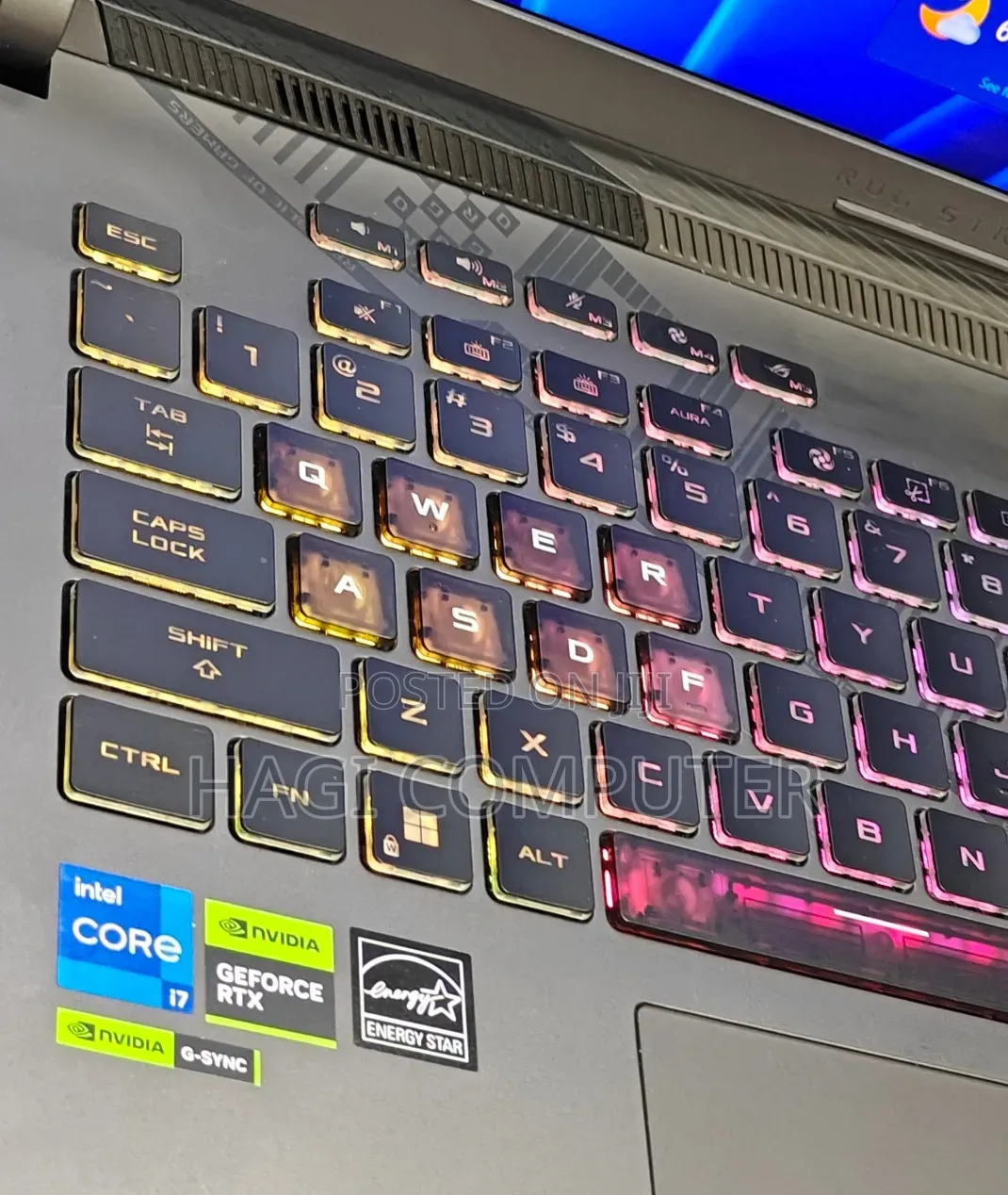 New Laptop Asus ROG Strix G16 16GB Intel Core i7 SSD 1T