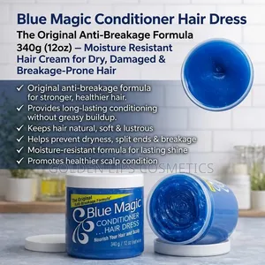 Blue Magic Conditioner Hair Dress Original Anti Breakage 340g