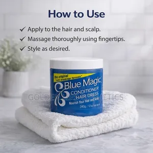 Blue Magic Conditioner Hair Dress Original Anti Breakage 340g