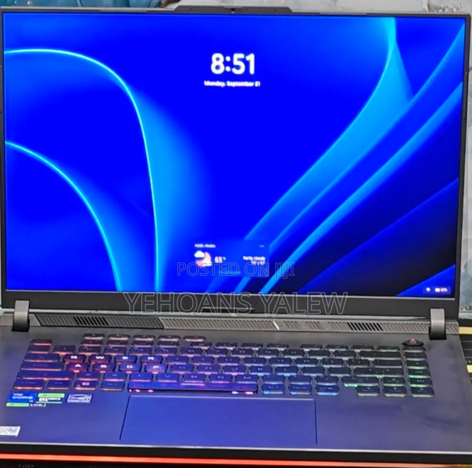 New Laptop Asus ROG Strix G16 G614 16GB Intel Core i7 SSD 1T