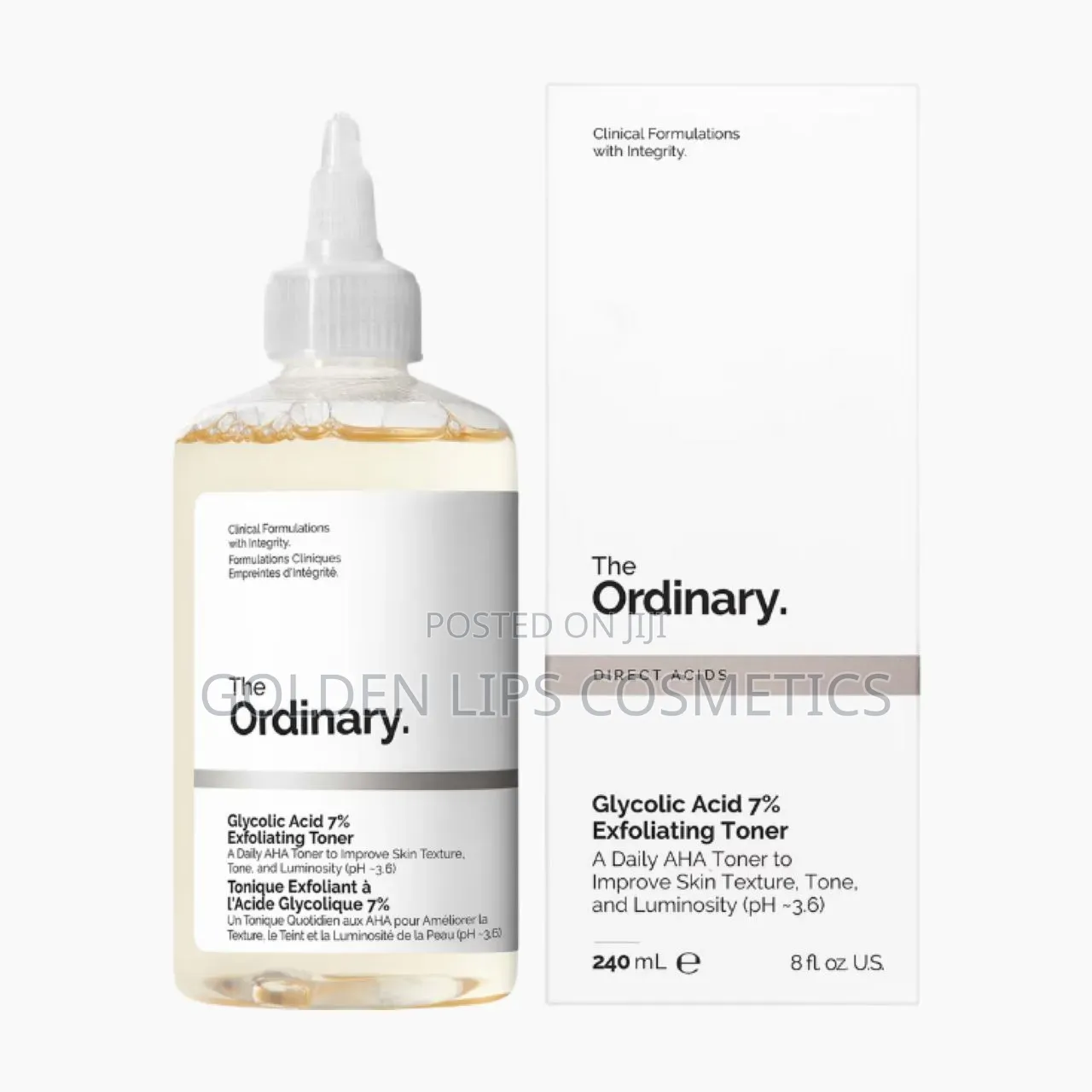 The Ordinary Glycolic Acid 7% Exfoliating Toner 240ml
