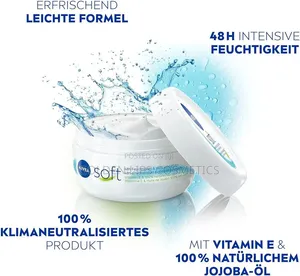 NIVEA Soft Moisturizing Cream 200ml Vitamin E and Jojoba Oil