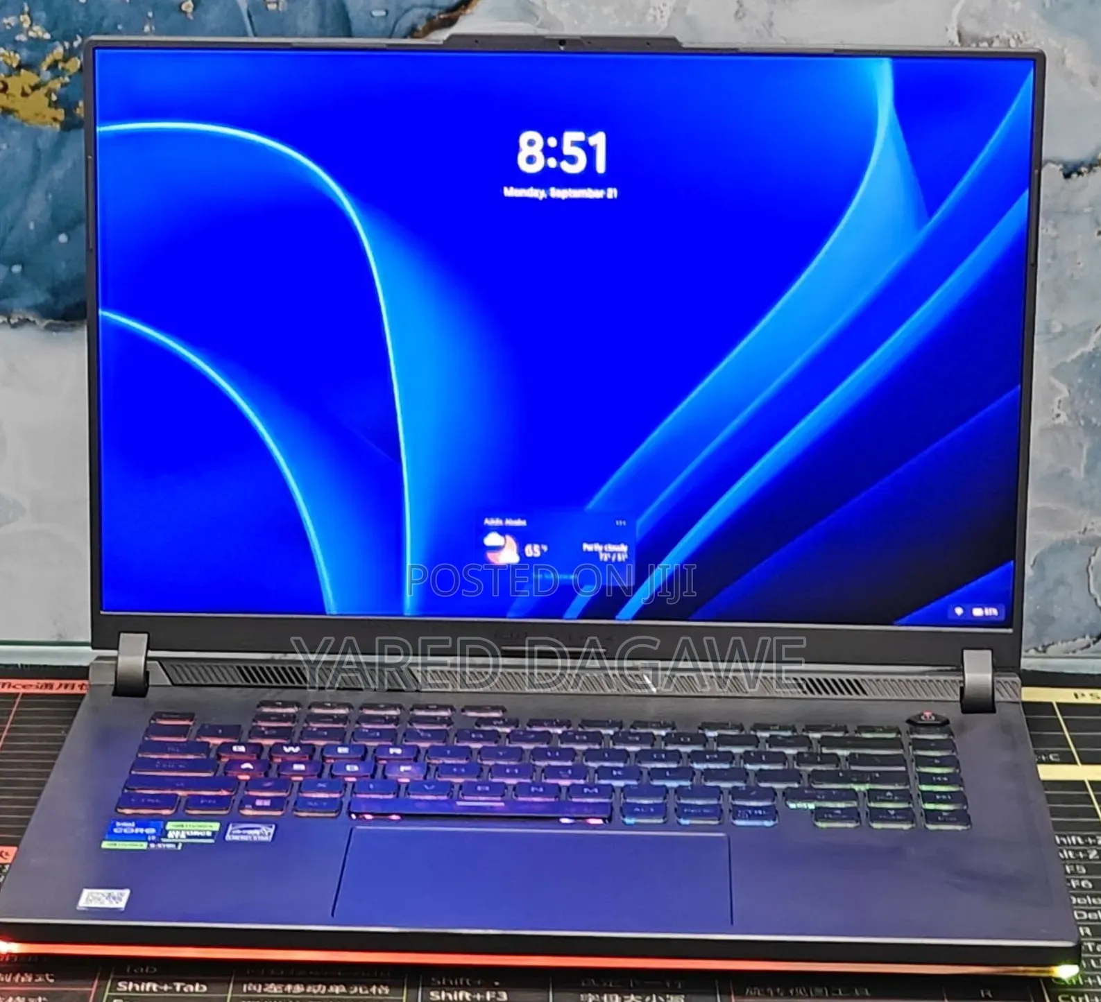 New Laptop Asus ROG Strix G16 G614 16GB Intel Core i7 SSD 1T