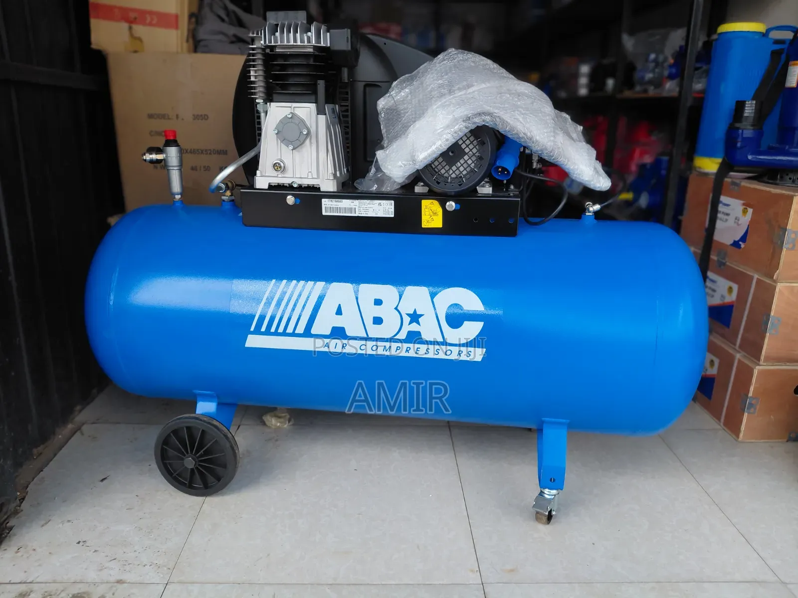 ABAC 270L Air Compressor (Made in Italy)