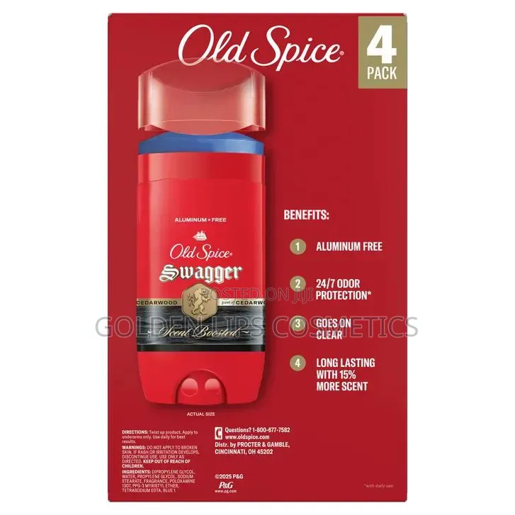 Old Spice Swagger Scent Boosted Aluminum Free Deodorant