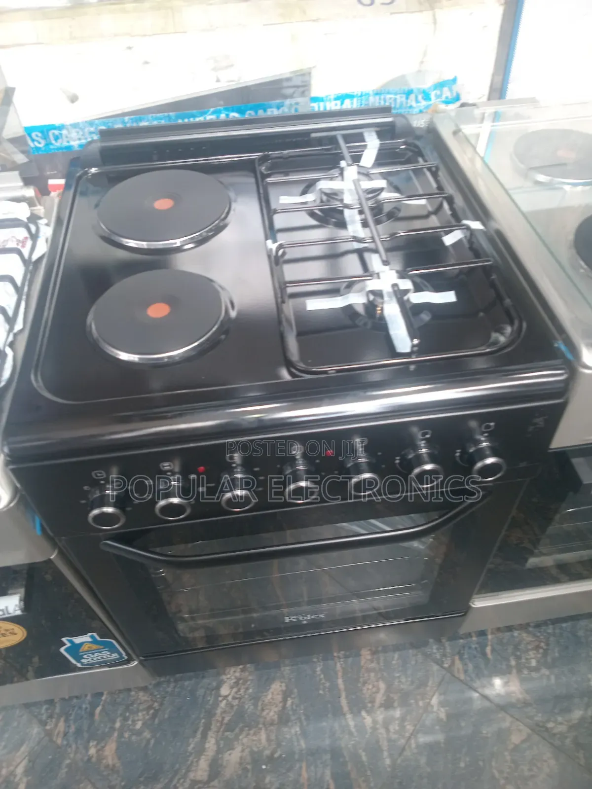Rolex Free Standing Oven 60by 60c 4.electric 2.electirc 2.gas
