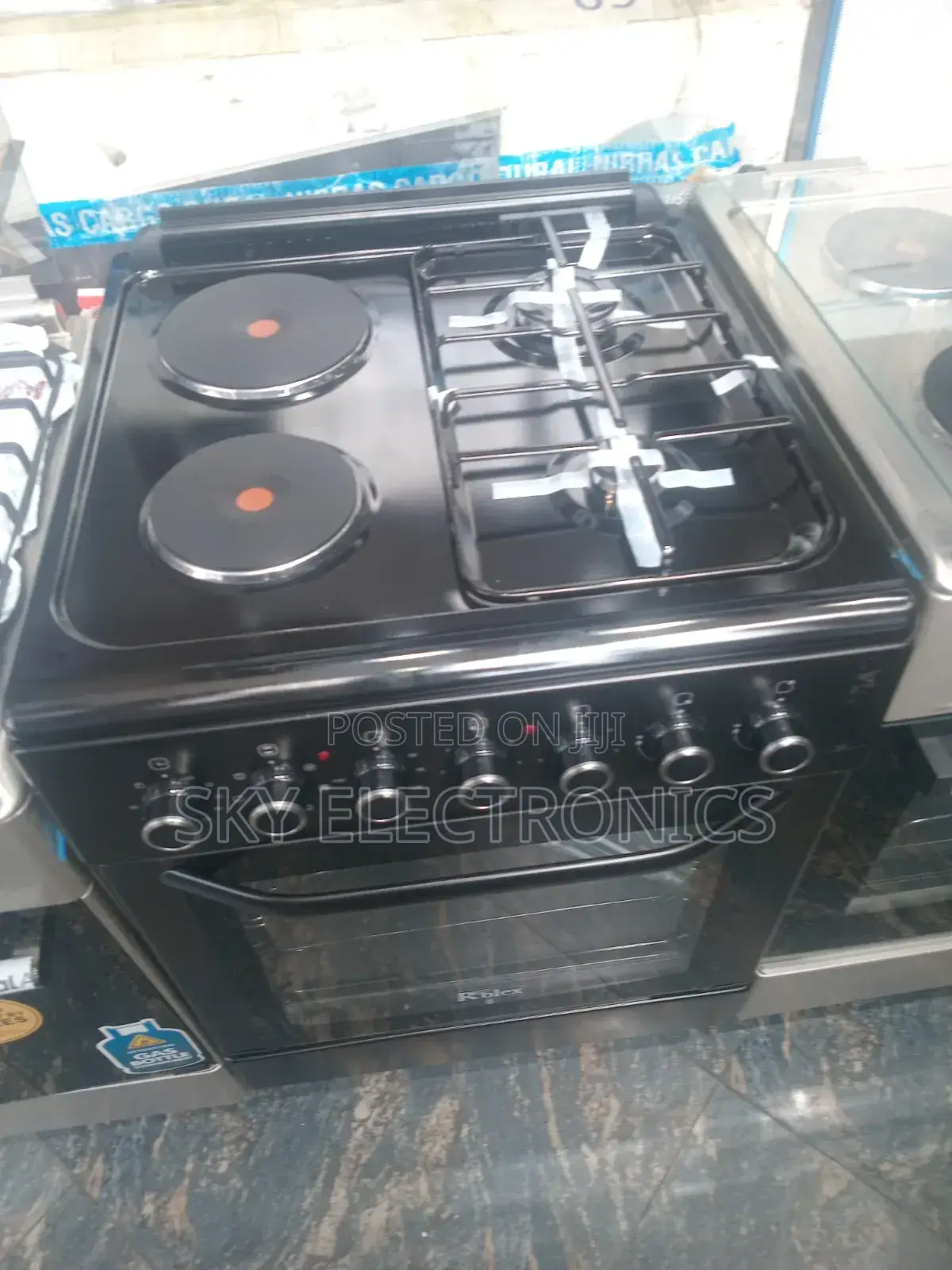 Rolex Free Standing Oven 60by 60c 4.electric 2.electirc 2.gas