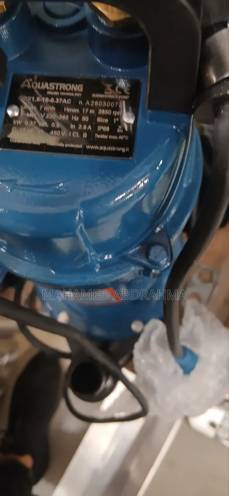 AQuastrong 0.5 HP Submersible Pump