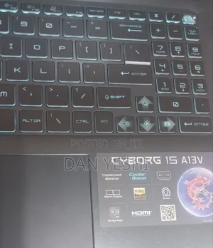 New Laptop MSI Cyborg 15 16GB Intel Core i7 SSD 1T