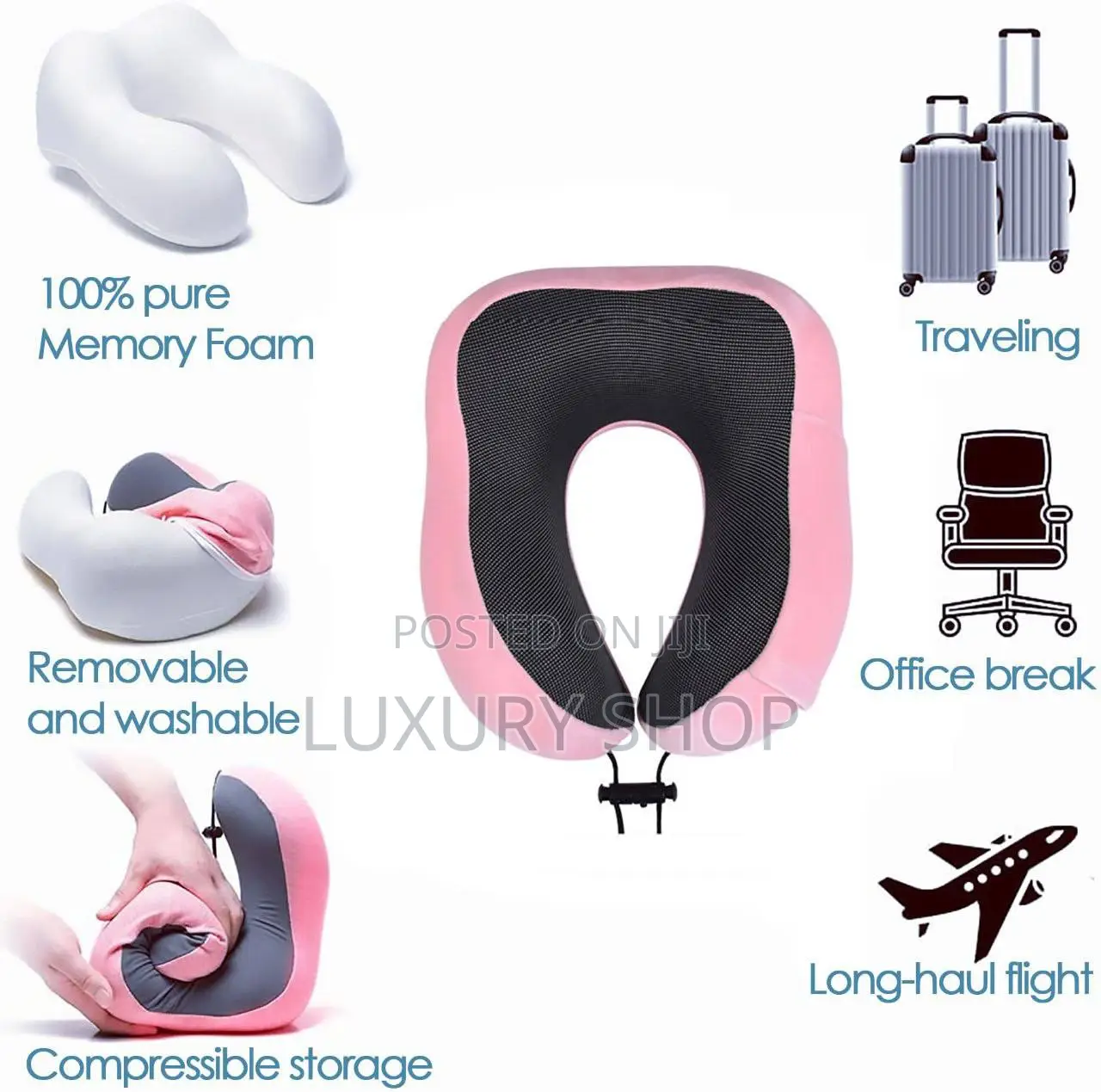 U Shape Memory Foam Pillow