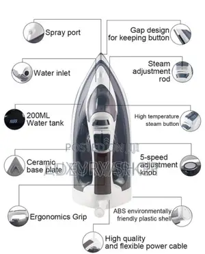 Hometime Steam Iron 2200 Watts