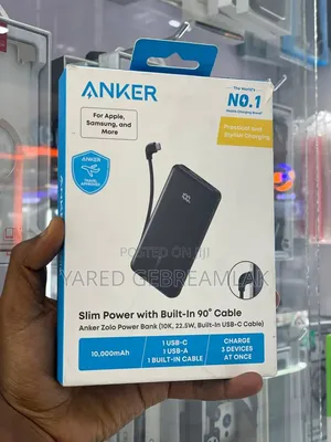 Anker Zolo Power Bank – 10,000mAh | 22.5W Fast Charging