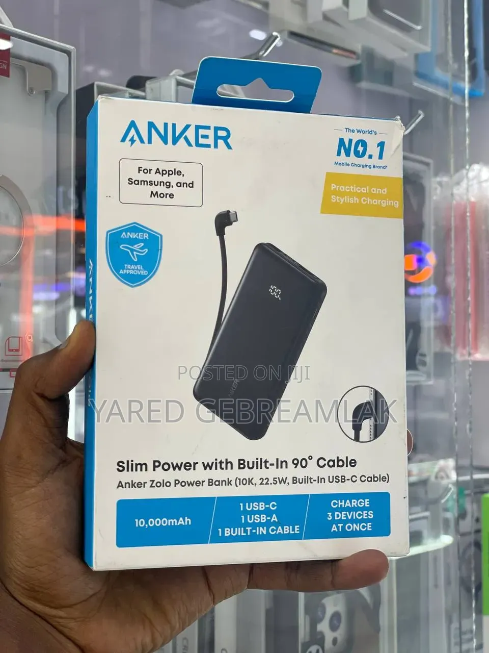 Anker Zolo Power Bank – 10,000mAh | 22.5W Fast Charging