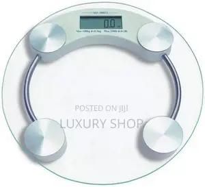 Digital Glass Electronic Personal Scale With 180kg Capacity