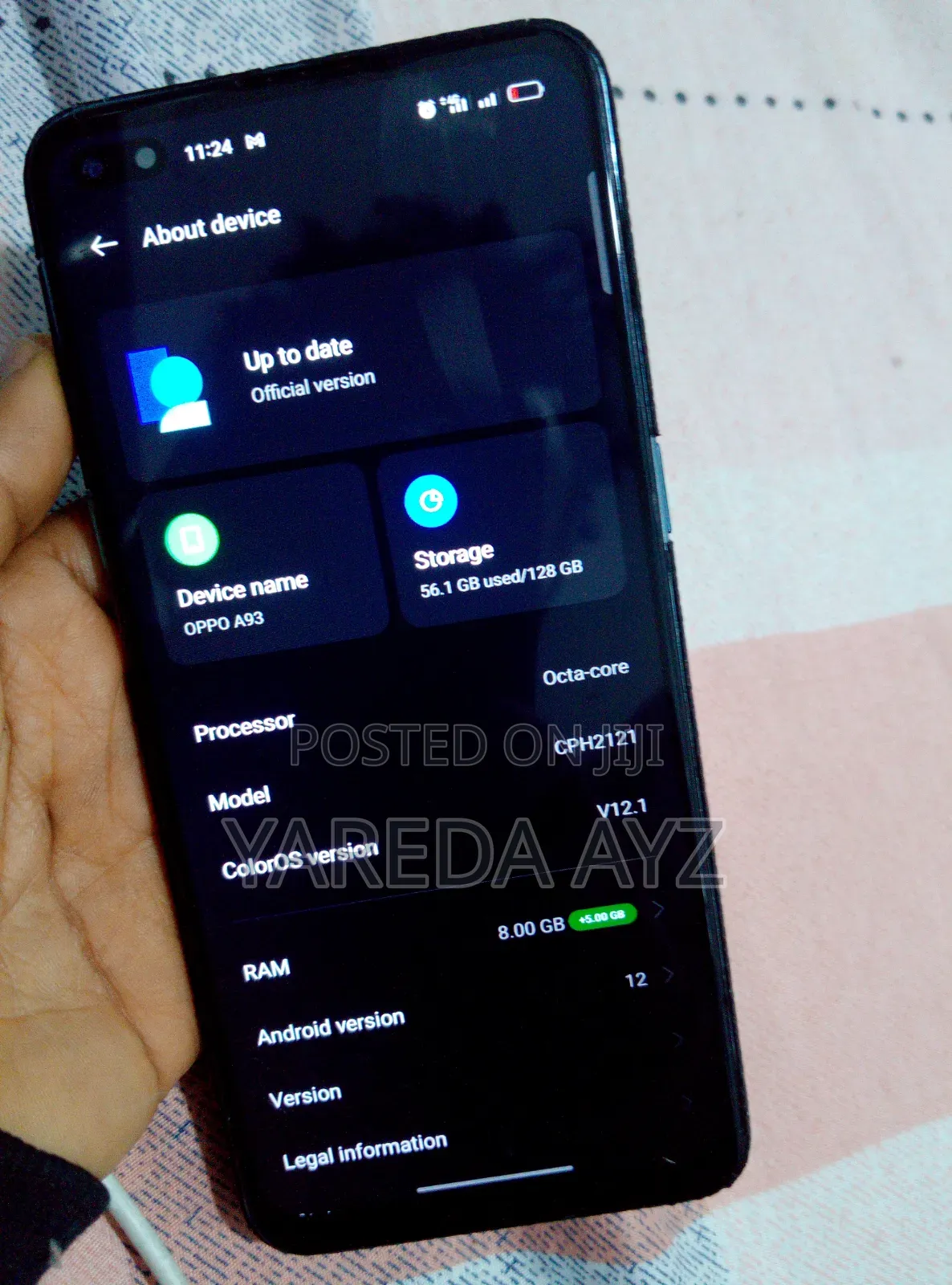 Oppo A93 128 GB Black