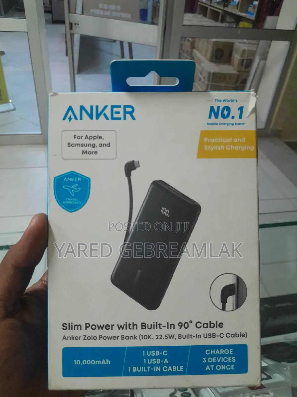 Anker Zolo Power Bank – 10,000mAh | 22.5W Fast Charging