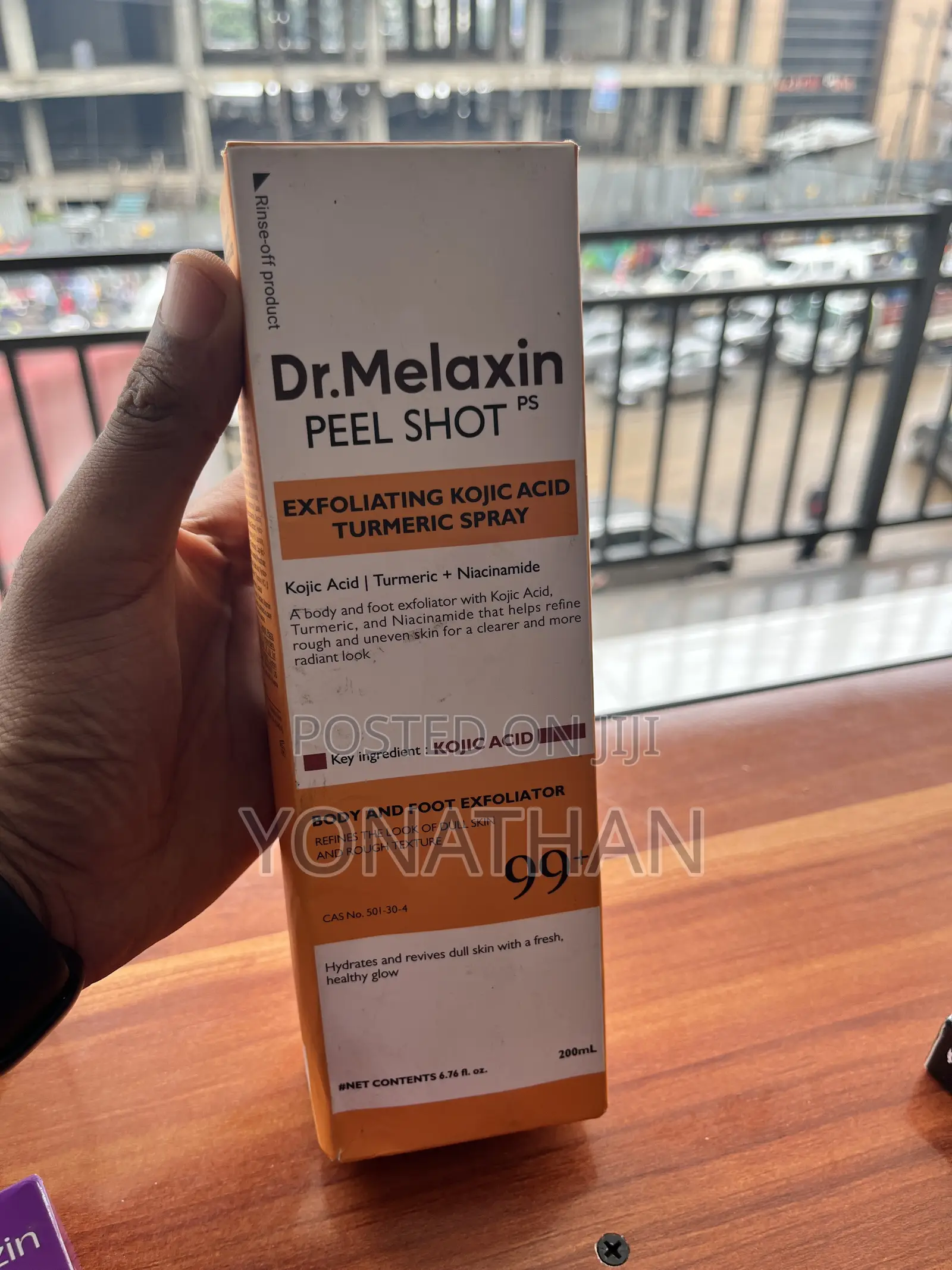 Dr.melaxin Peel Shoot Exfoliating Kojic Acid Trumeric Spray