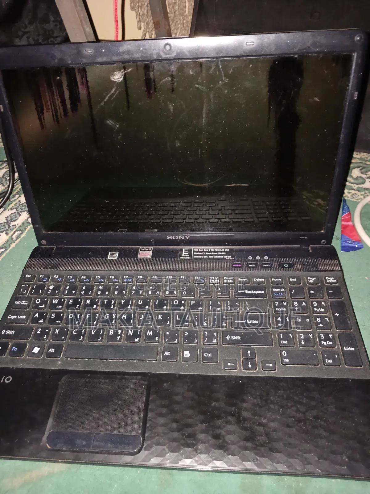 Laptop Sony VAIO PCG-7D1M 2GB AMD HDD 500GB