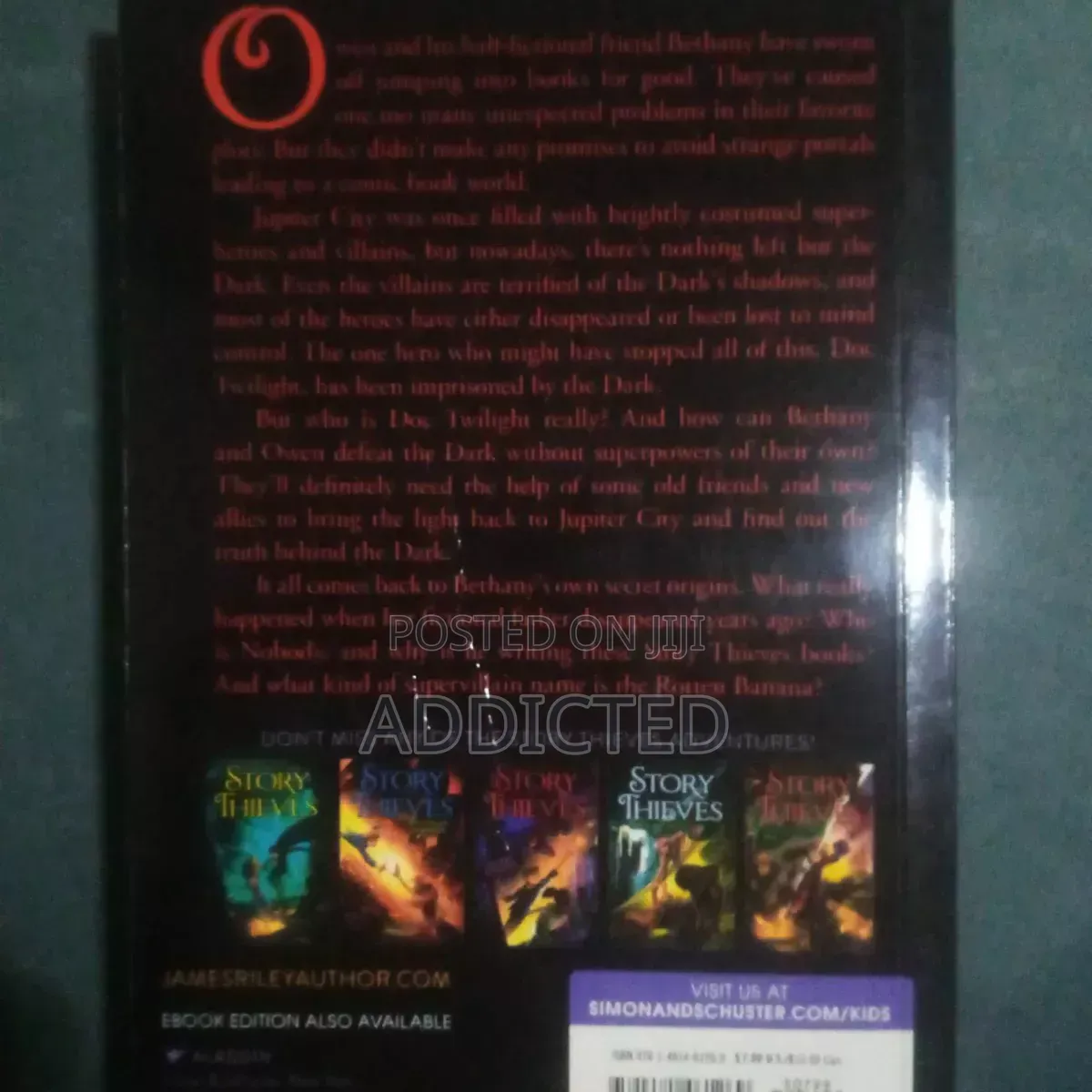 Story Thieves Book Series – First 3 Books | James Riley