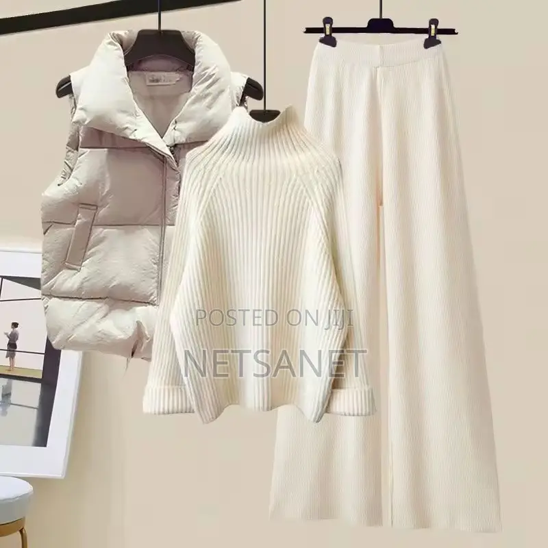 ሙሉ ልብስ ሹራብ Stylish Slimming Women's Outfit Set