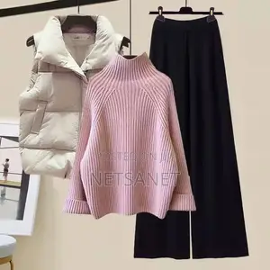 ሙሉ ልብስ ሹራብ Stylish Slimming Women's Outfit Set