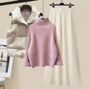 ሙሉ ልብስ ሹራብ Stylish Slimming Women's Outfit Set
