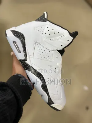 White Tumbled Leather Air Jordan 6 Retro "Reverse Oreo"