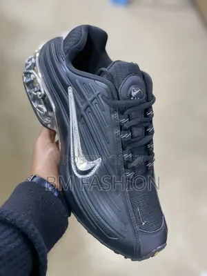 Black Nike Shox TL Glossy Chrome Detailing