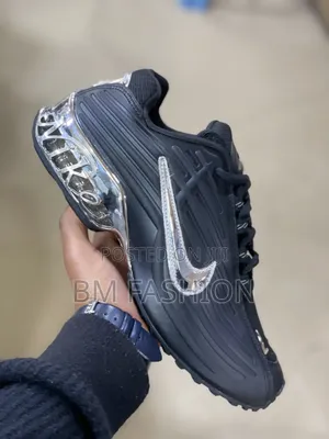 Black Nike Shox TL Glossy Chrome Detailing