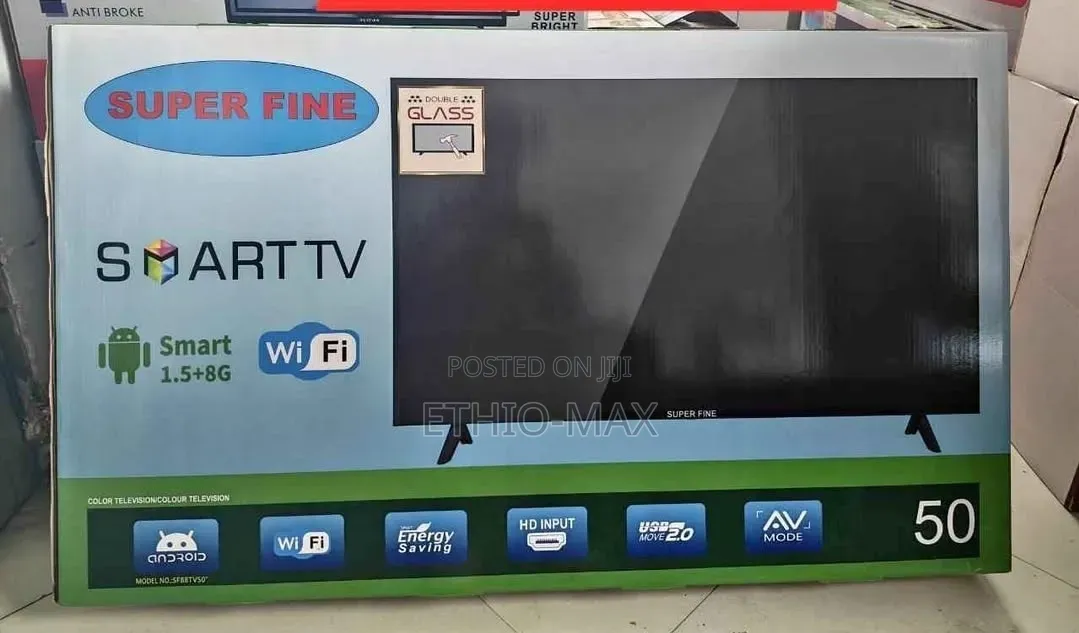 Super Fine TV 50" Smart Android TV – Smart Features, Big Screen