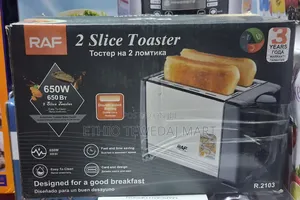RAF 2-Slice Toaster ባለ ሁለት የዳቦ ቶስተር