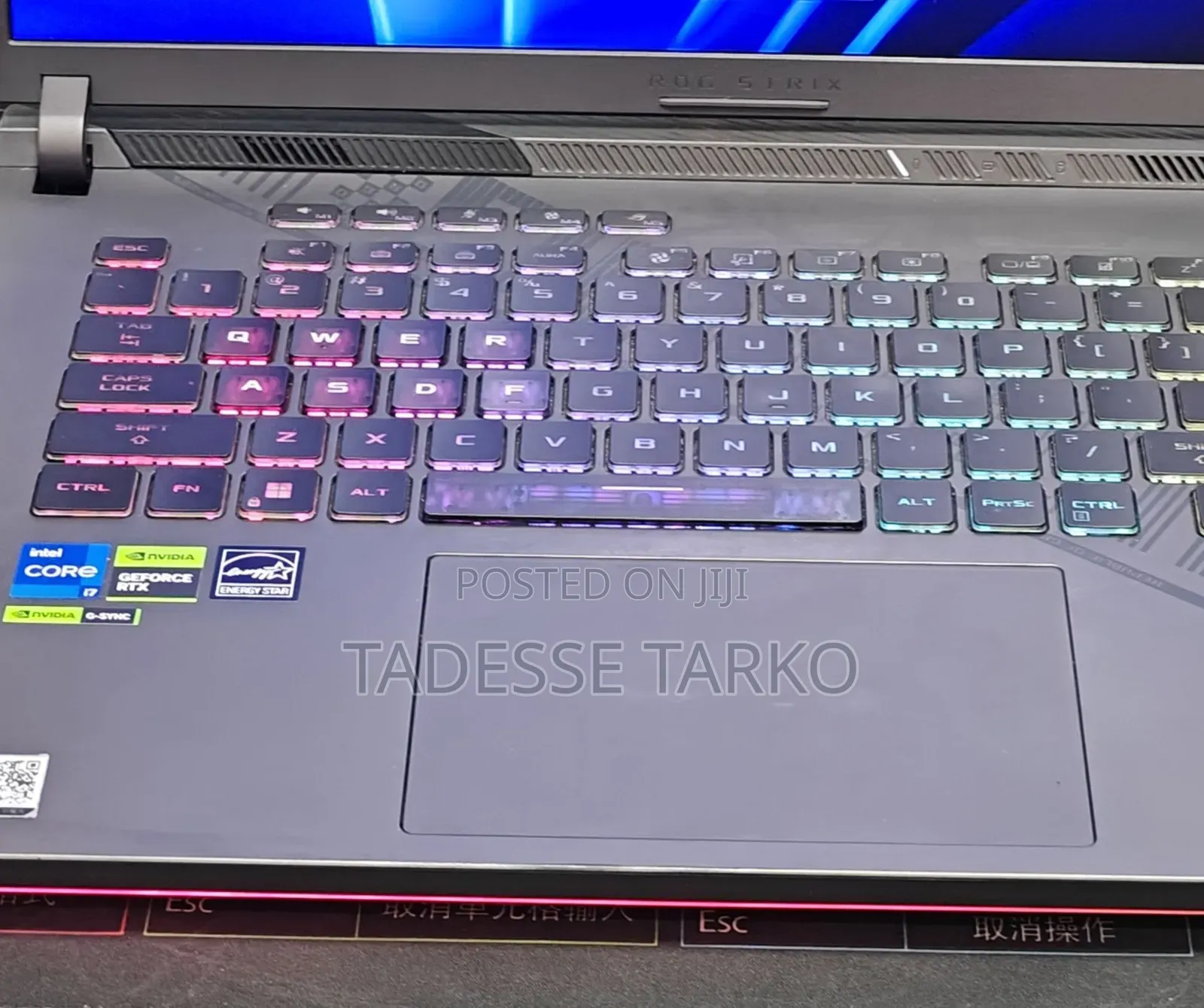New Laptop Asus ROG Strix G16 G614 16GB Intel Core i7 SSD 1T