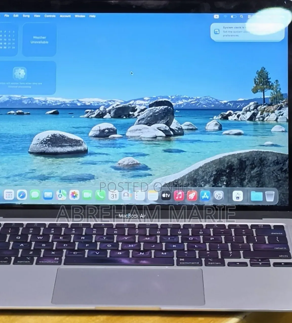 New Laptop Apple MacBook Air 2020 M1 8GB Apple M1 SSD 256GB