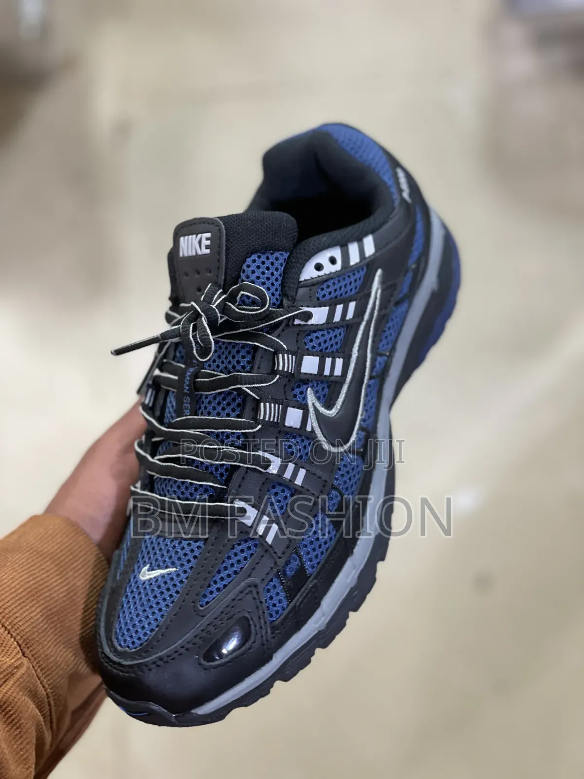 Nike P-6000 in the "Diffused Blue/Grey/Metallic Silver/Black" Colorway