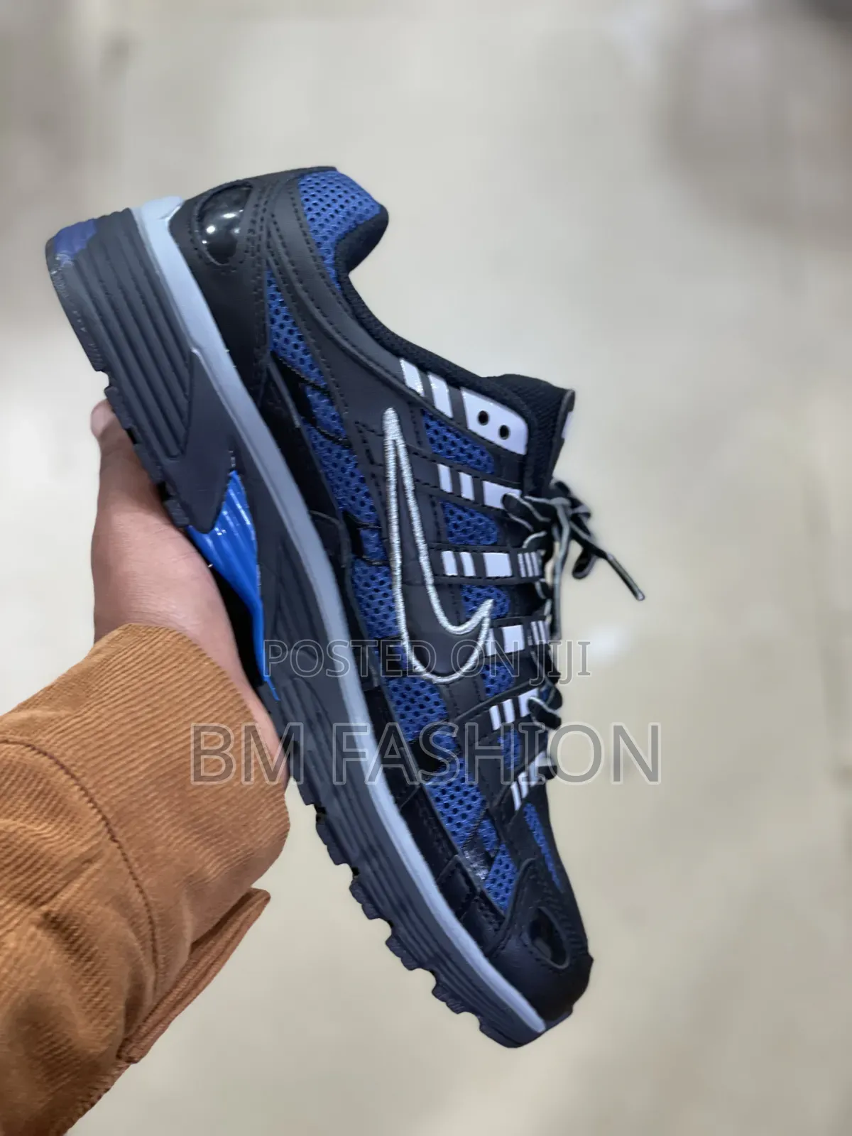 Nike P-6000 in the "Diffused Blue/Grey/Metallic Silver/Black" Colorway