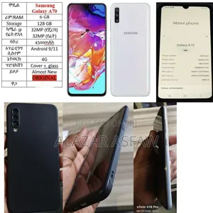 New Samsung Galaxy A70 128 GB White