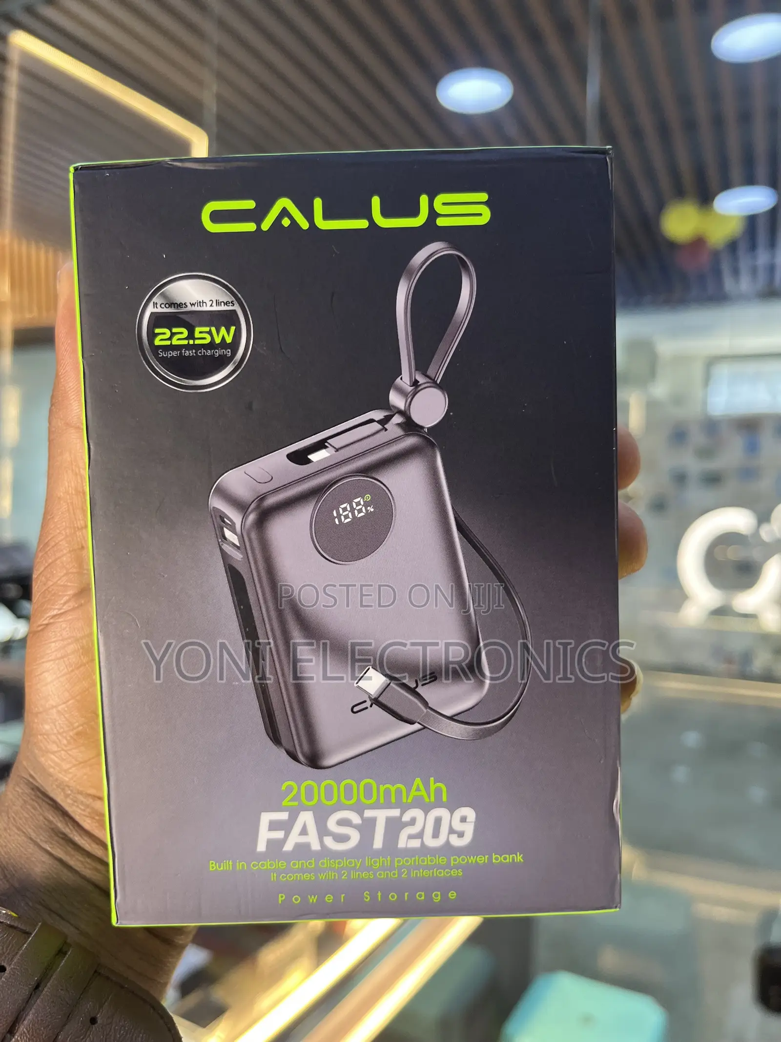 CALUS FAST209 20000mAh 22.5W Super Fast Charging Power Bank