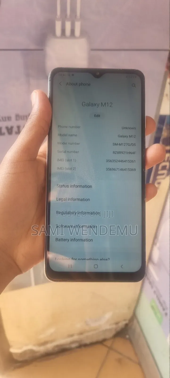 Samsung Galaxy A12 64 GB White