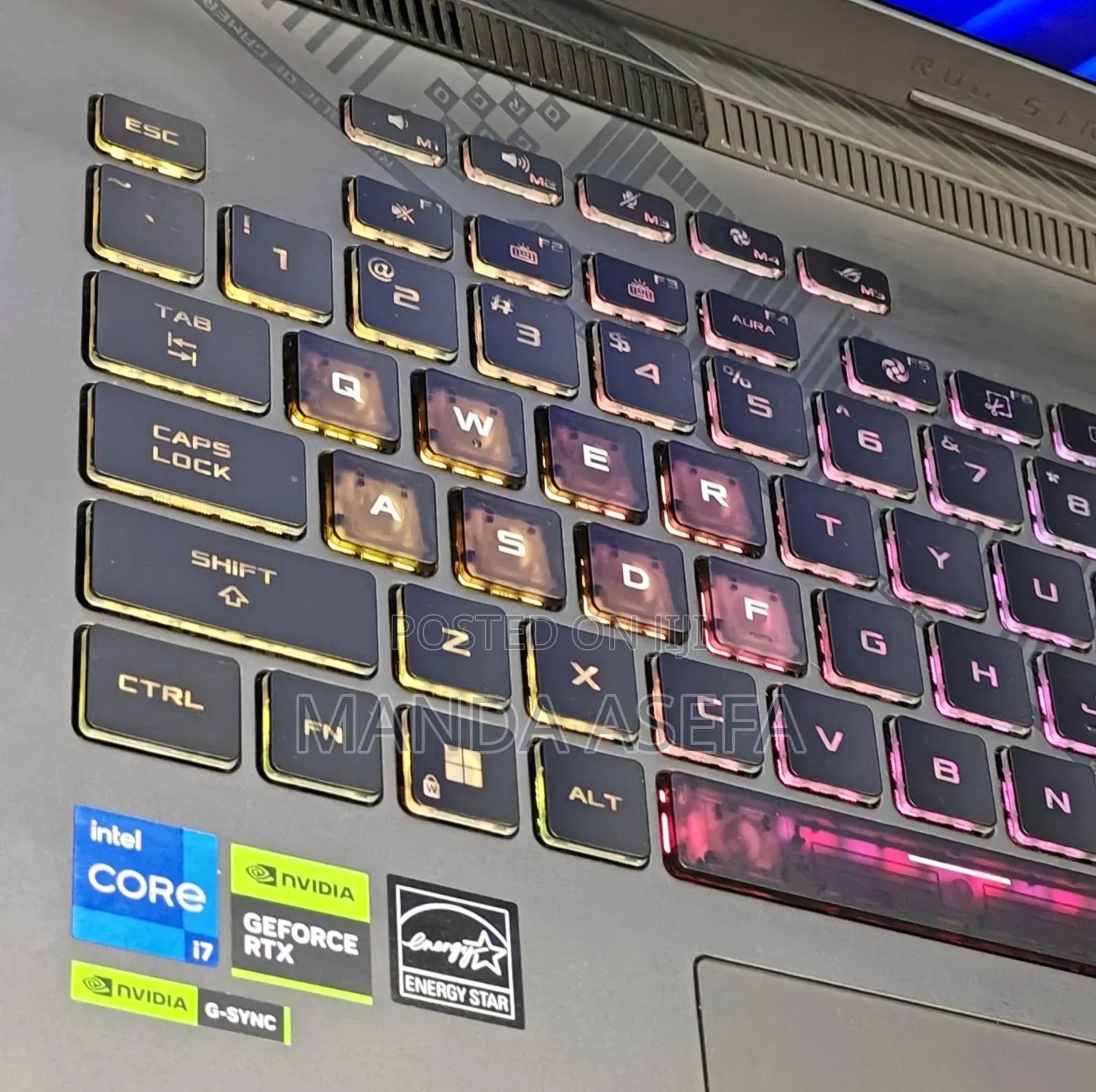 New Laptop Asus ROG Strix G16 G614 16GB Intel Core i7 SSD 1T