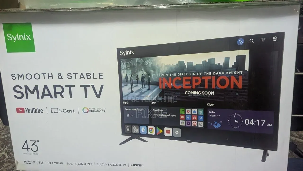 Syinix 43' TV for Sell
