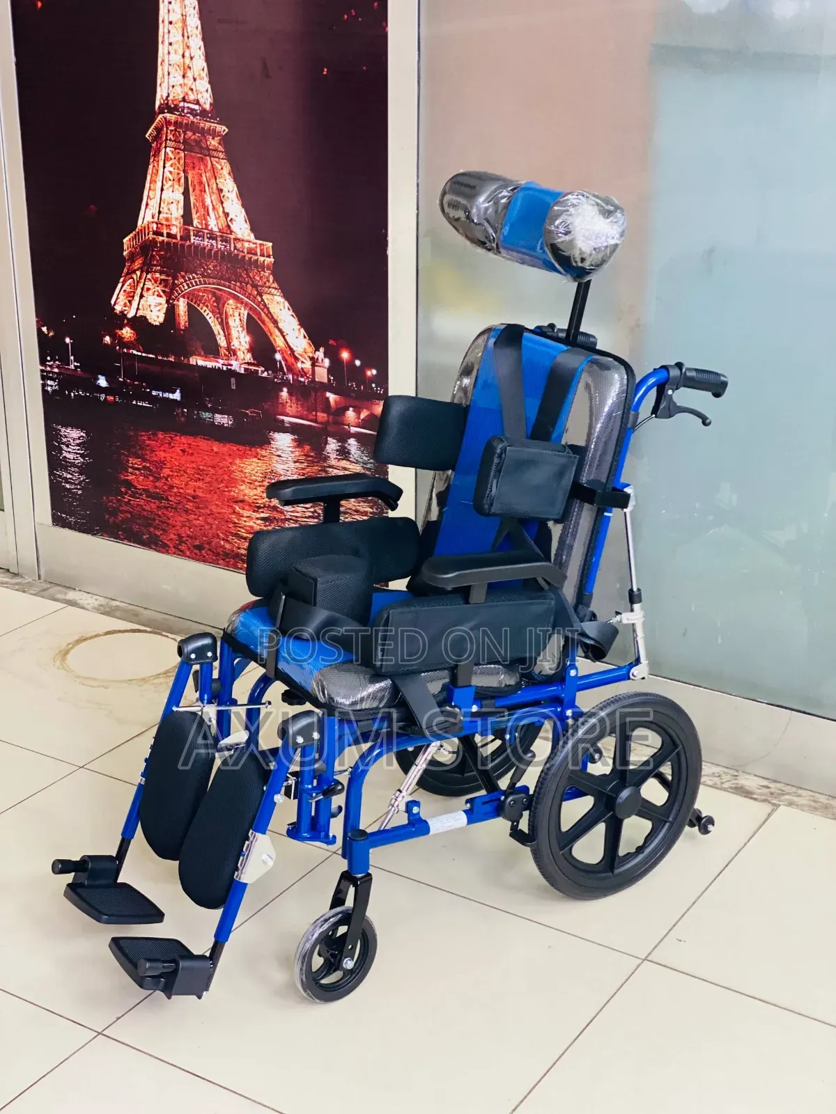 ሙሉ በሙሉ የሚጋደም ሲፒ ዊልቸር – Fully Reclining CP Wheelchair for Kids