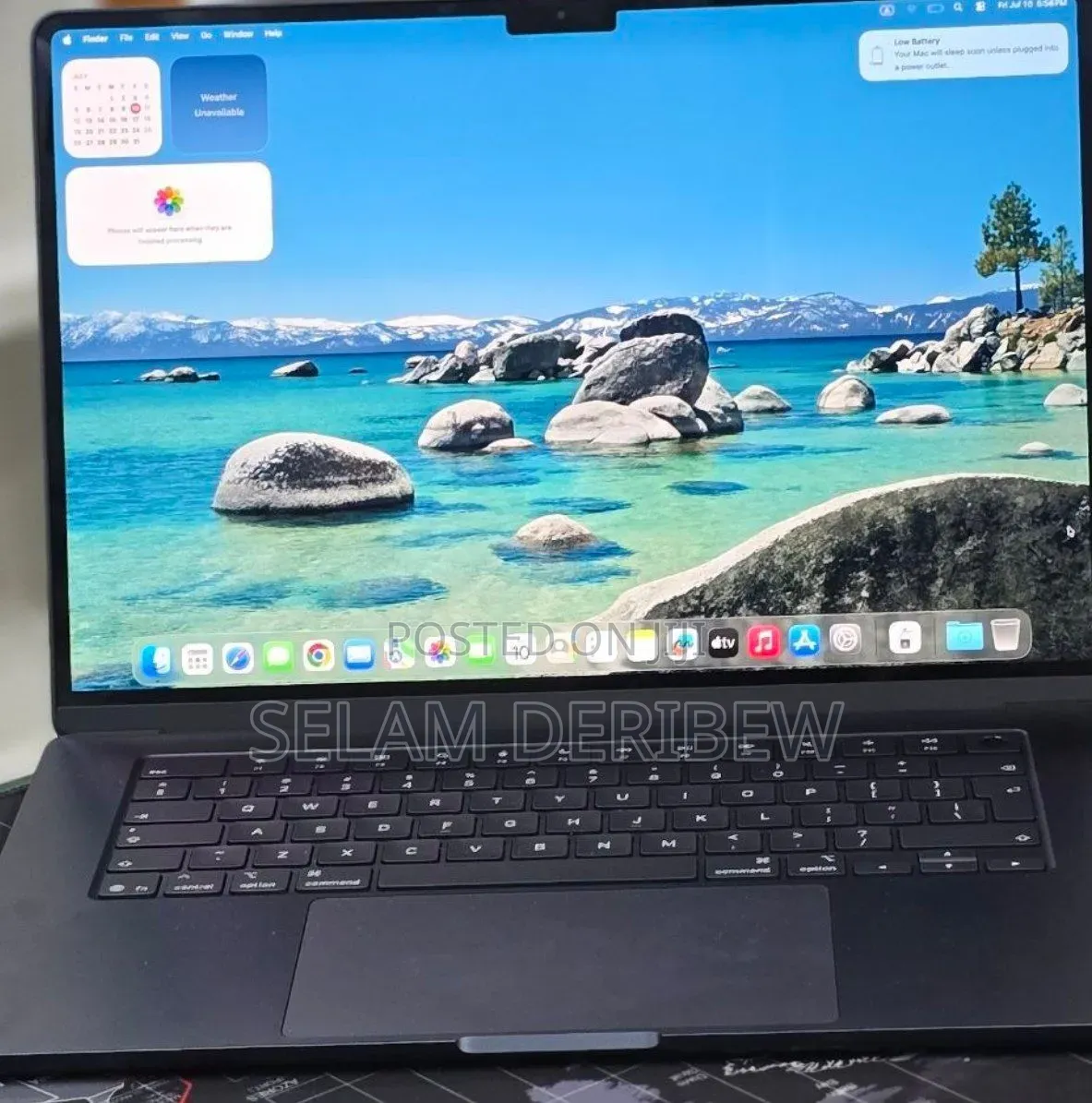 New Laptop Apple MacBook Air 2025 M4 16GB Apple M4 SSD 256GB