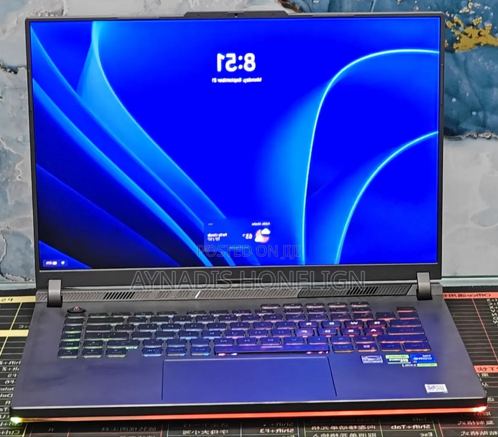 New Laptop Asus ROG Strix G16 16GB Intel Core i7 SSD 1T