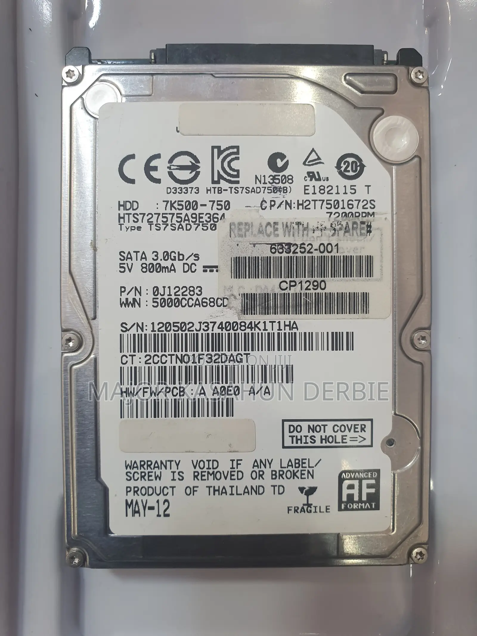 Laptop Hard Disk